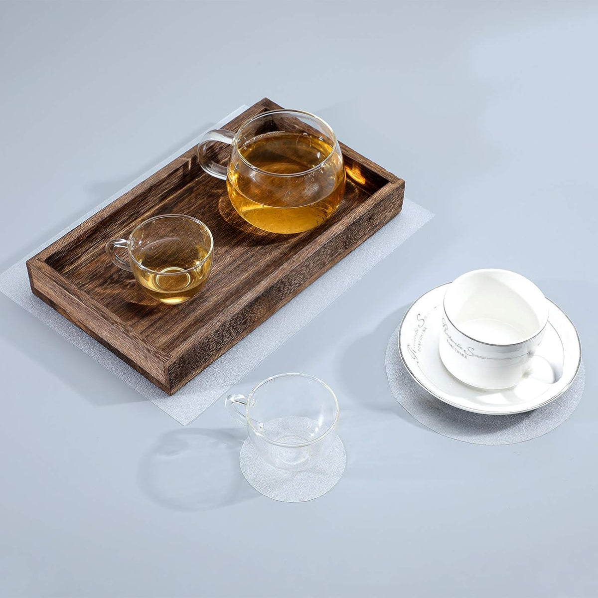 Shelf Liner Silicone Shelf Liners for Kitchen Cabinets Non-Adhesive Non-Slip Waterproof Cabinet