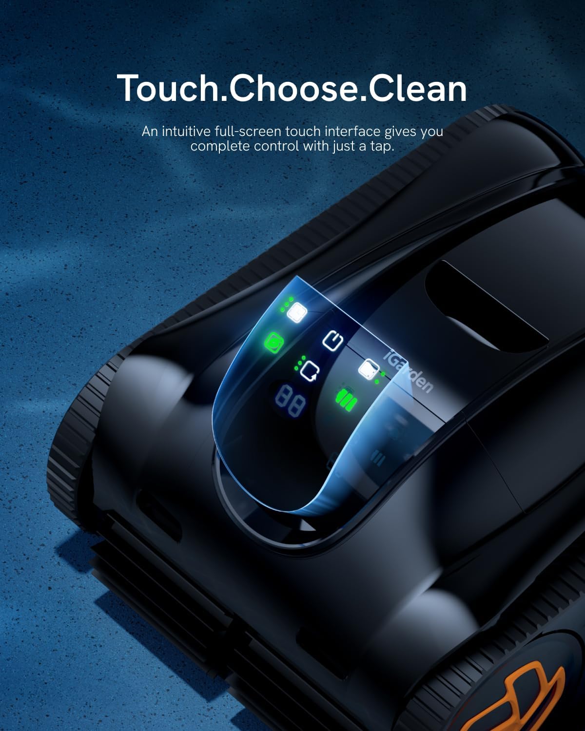 (2025 Upgrade) iGarden Pool Cleaner K60, 6H Cordless Robotic Pool Vacuum for Inground & Above