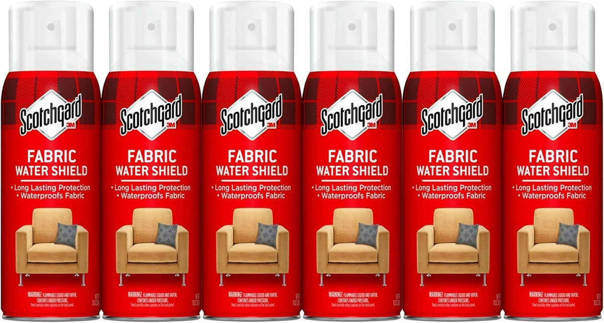 Scotchgard Fabric & Upholstery Protector, 6 Cans/10-Ounce (60 Ounces Total)