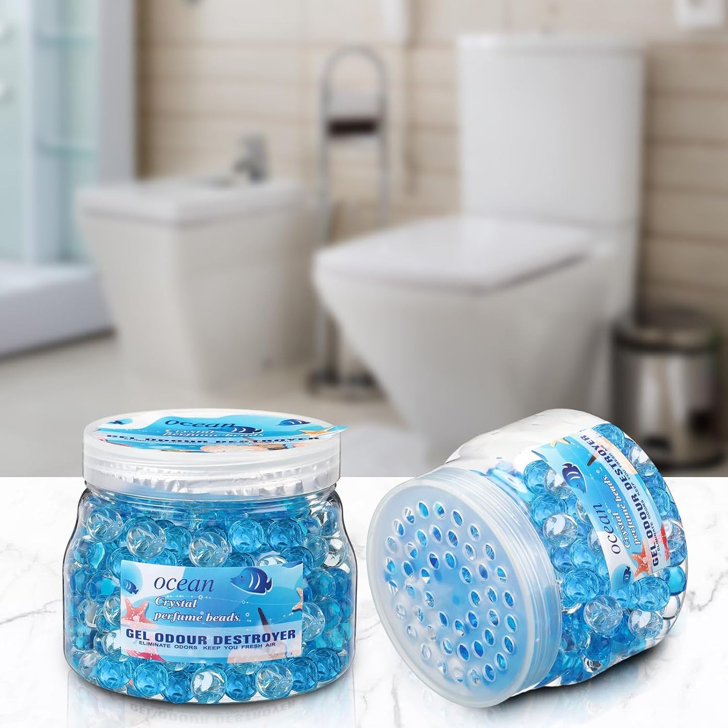 Timgle 12 Pack Odor Eliminator Gel Beads Bulk 10 Ounces Air Freshener Gel Beads Odor Eliminator for