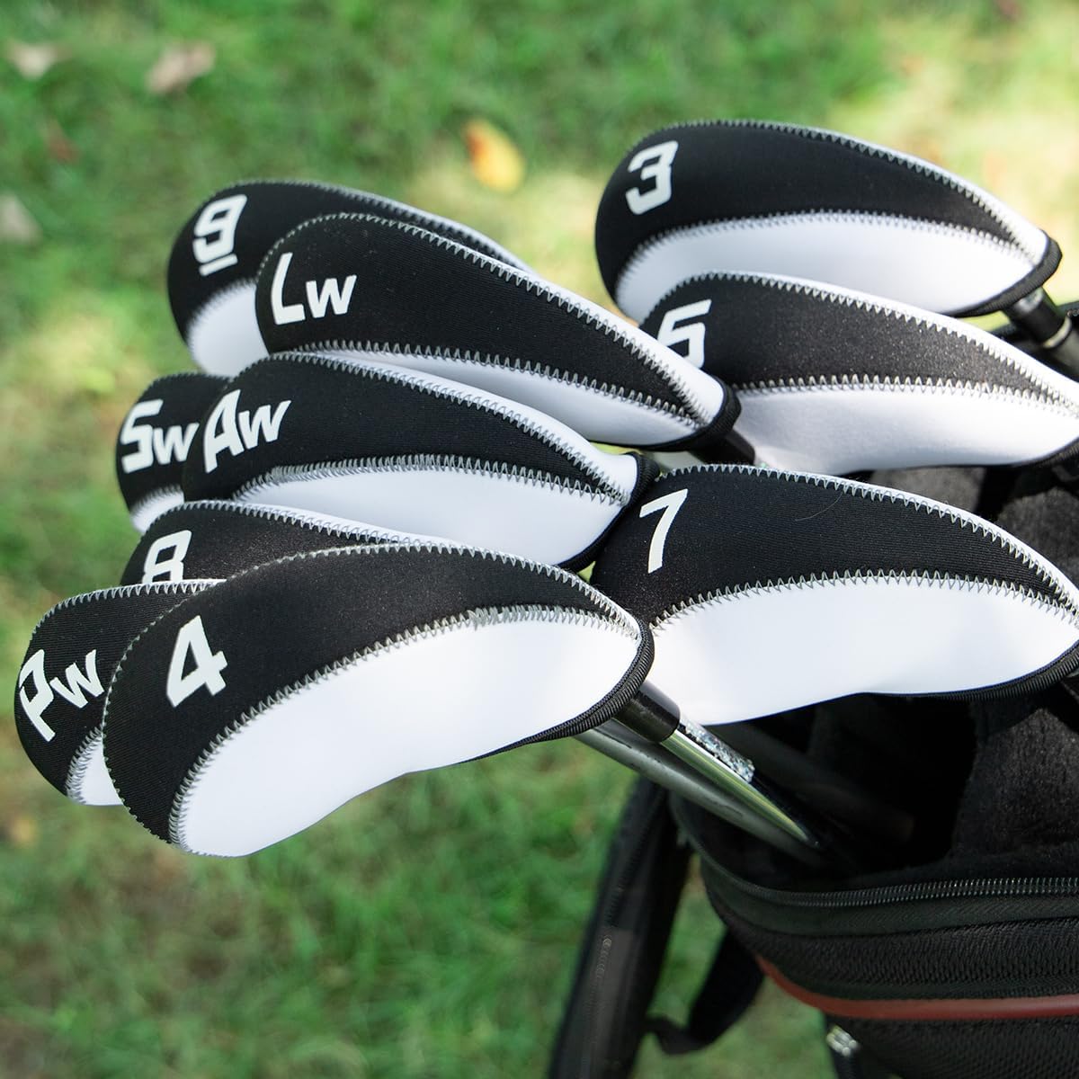 Golf Iron Covers for Golf Clubs Neoprene Golf Iron Cover Set 11pcs/10pcs Golf Iron Headcovers Golf
