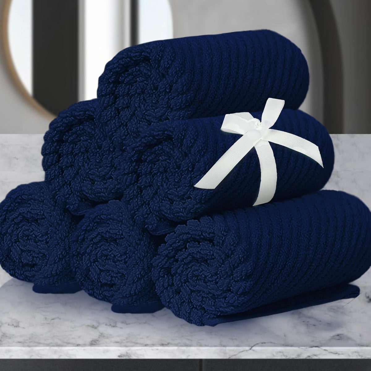 Wash Cloths for Your Face (13"x13") - 100% Cotton | Lightweight | Thick | Quick Dry | Soft |