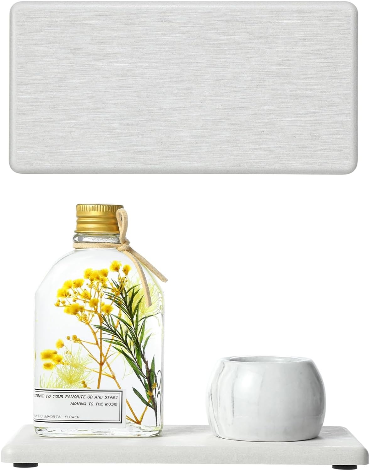 2PCS 7"x3.5" Water Absorbing Bathroom Sink Vanity Trays, Diatomite Stone Quick Drying Mat for