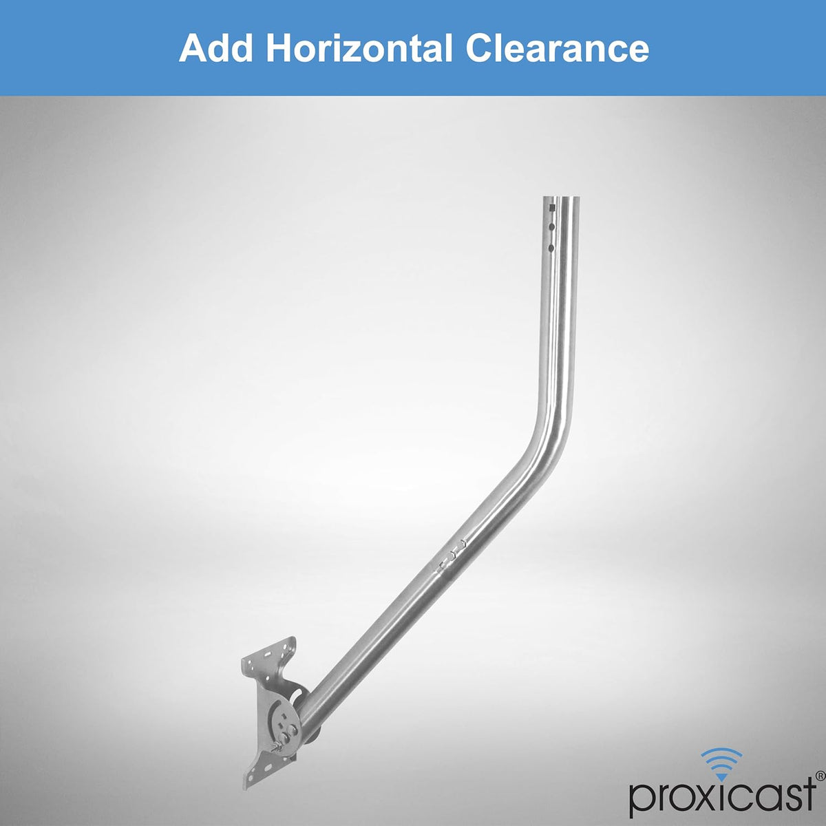 12 inch Stainless Steel Extension Pole for Proxicast J-Max Antenna Mounts (ANT-800-X12)