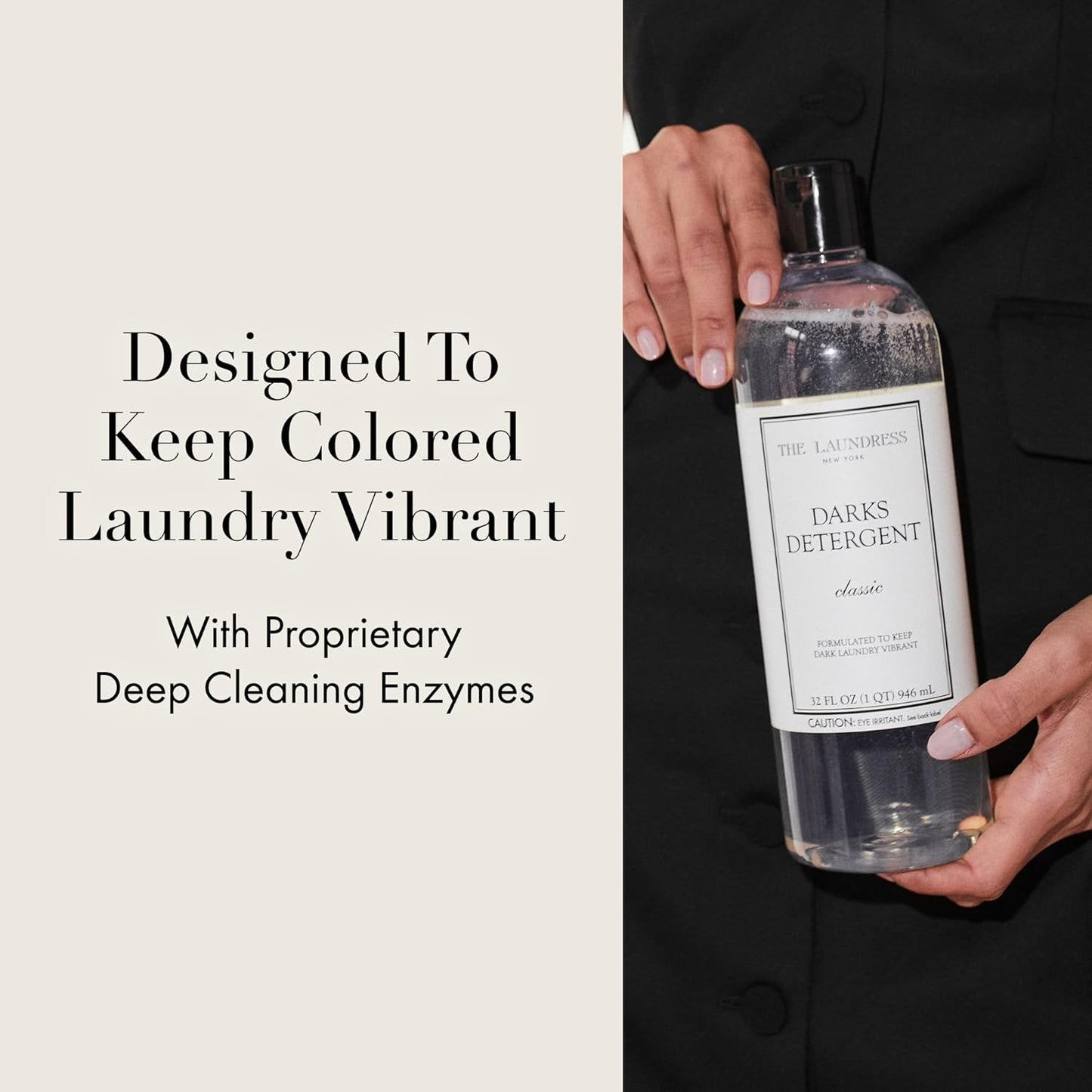 The Laundress Darks Detergent, Concentrated Laundry Detergent Liquid, For Rich Vibrant Colors