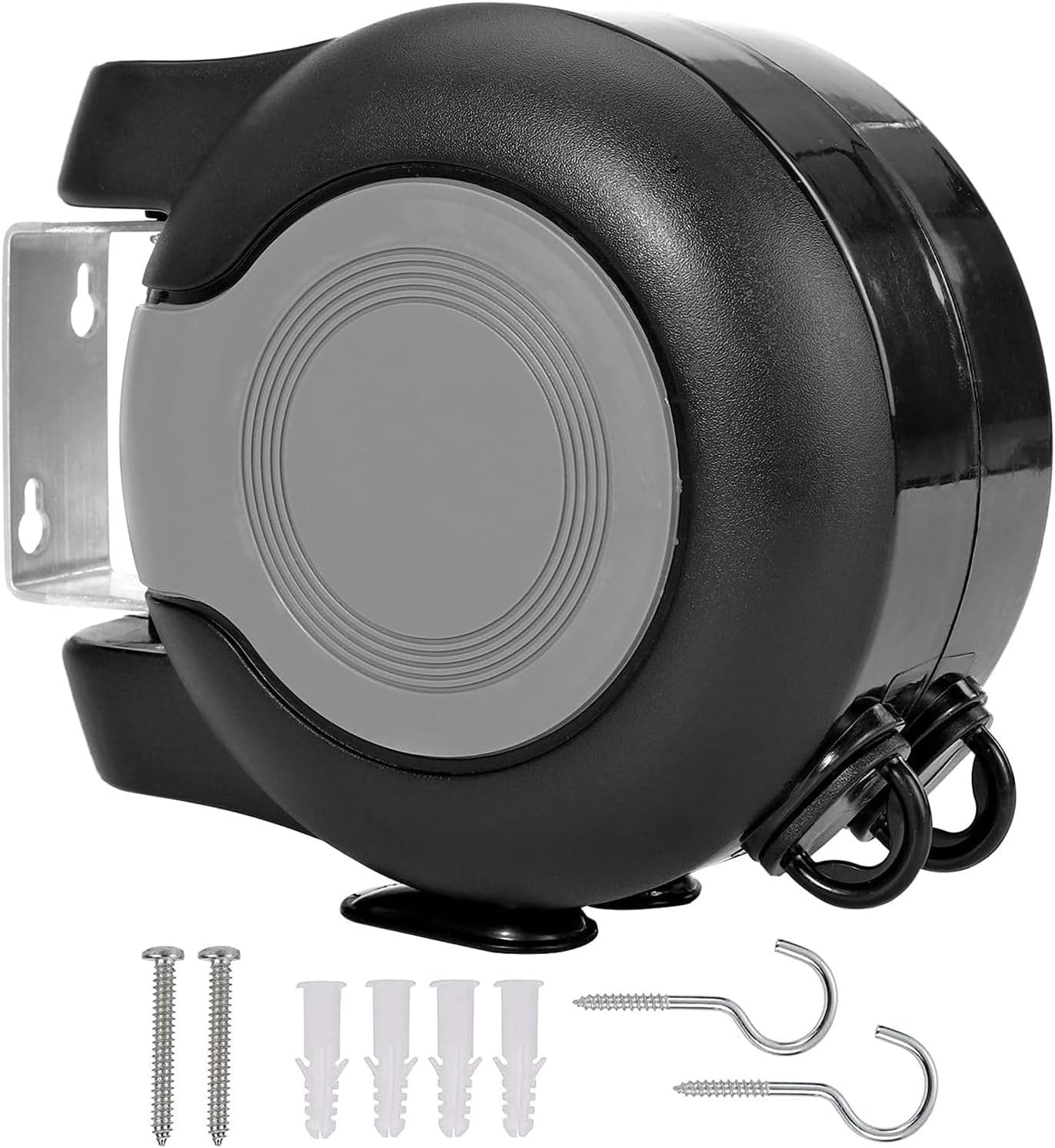 Retractable Double Clothesline – 49 ft x 2 Heavy Duty Clothes Line for Indoor & Outdoor Use, Dual