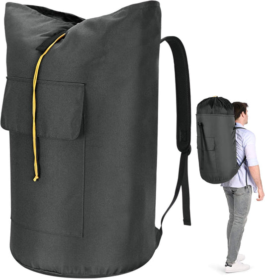 Laundry Backpack Bag, 115L Extra Large Laundry Bags with straps, Heavy Duty Laundry Bag Backpack