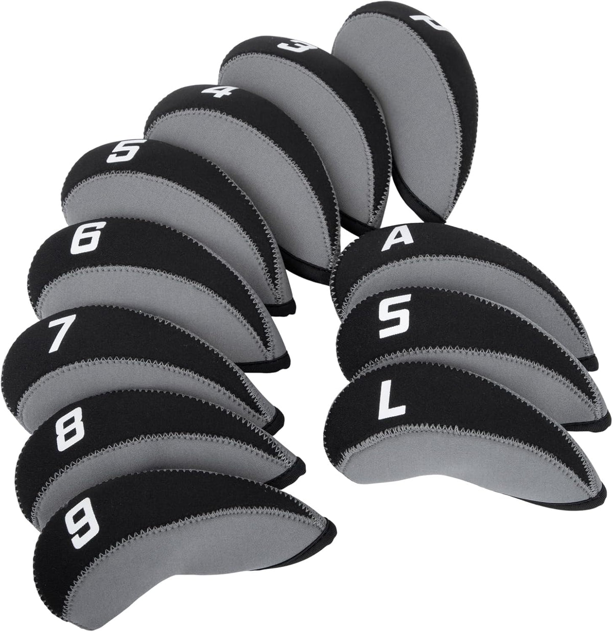 Golf Iron Covers for Golf Clubs Neoprene Golf Iron Cover Set 11pcs/10pcs Golf Iron Headcovers Golf