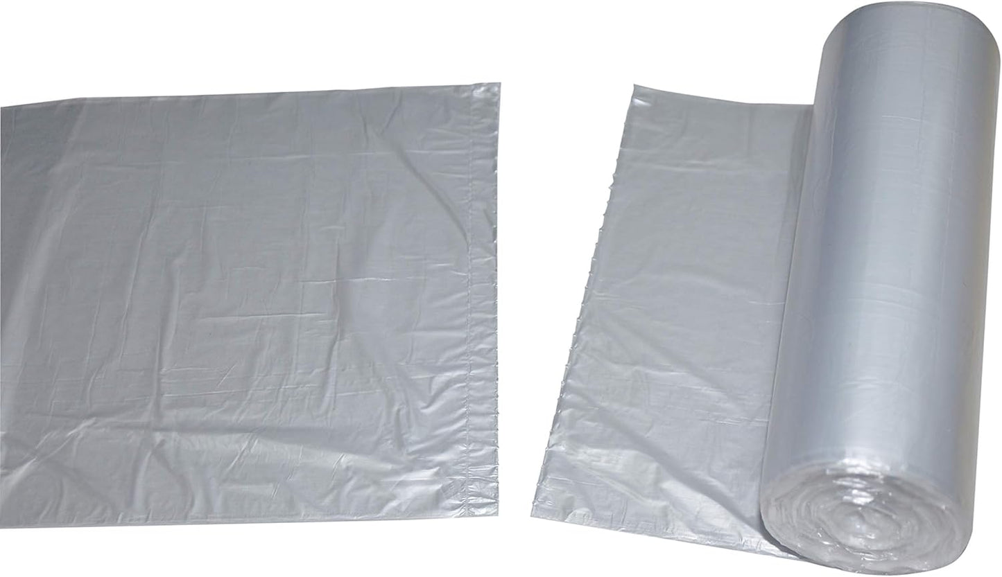 TYPLASTICS 33 Gallon Clear Trash Can Liners - 33" x 40" - High Density Garbage Bags - Case of 500