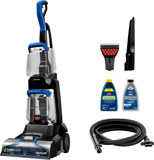 BISSELL TurboClean Pet XL Upright Carpet Cleaner, Upholstery Tough Stain Tool & Formula included