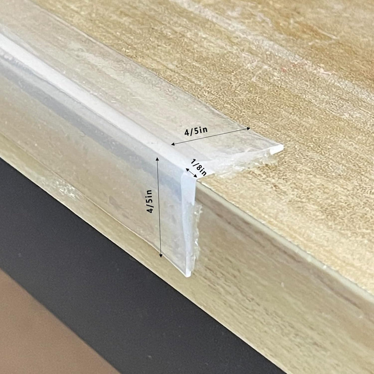 Edge Protector 100% Silicone, Baby Proofing Corners Clear Guards, Pre-Tape Adhesive Soft for Kids