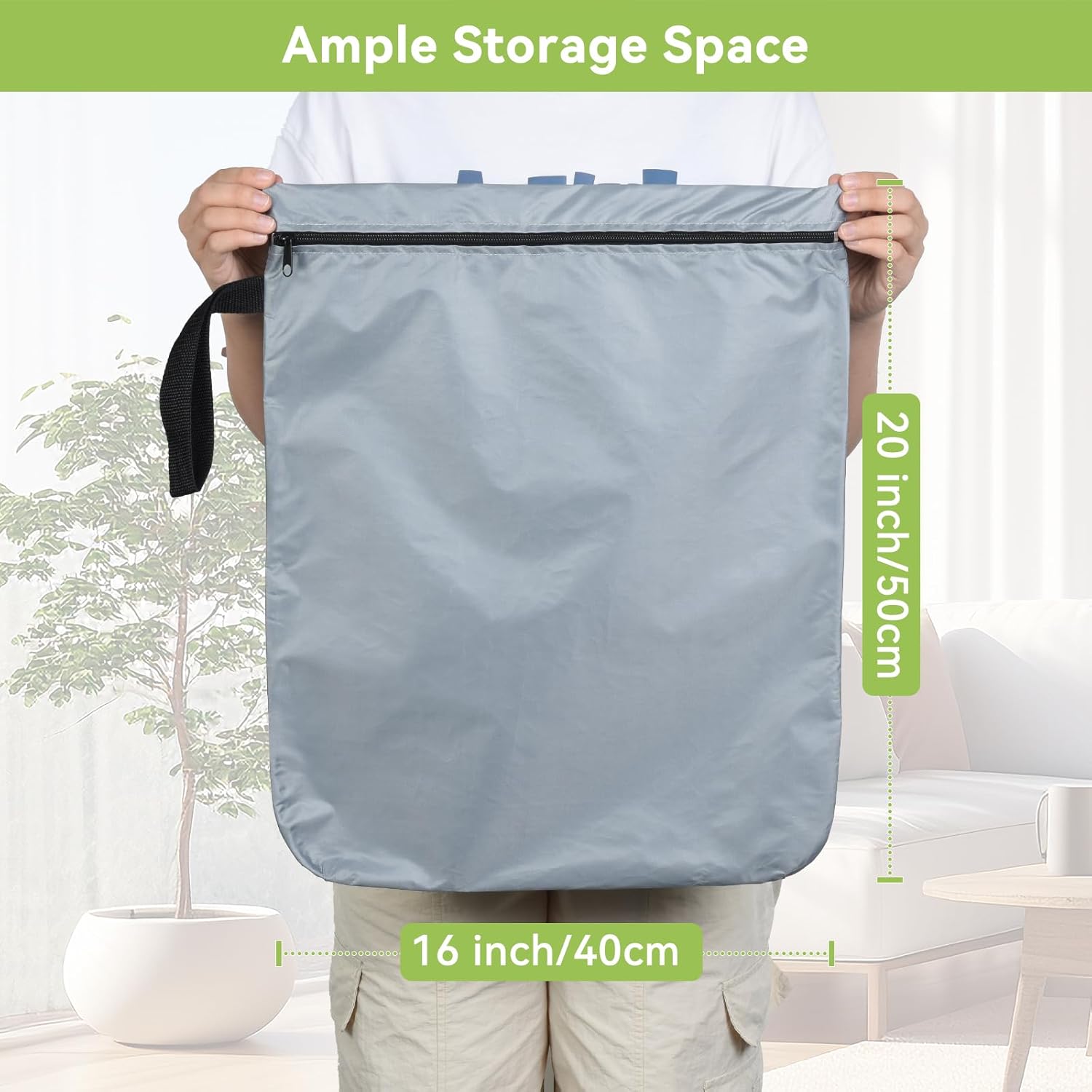 OTraki 2PCS Wet Bags 16x20 inch Medium Wet Dry Bag for Swimsuit and Towels Waterproof Beach