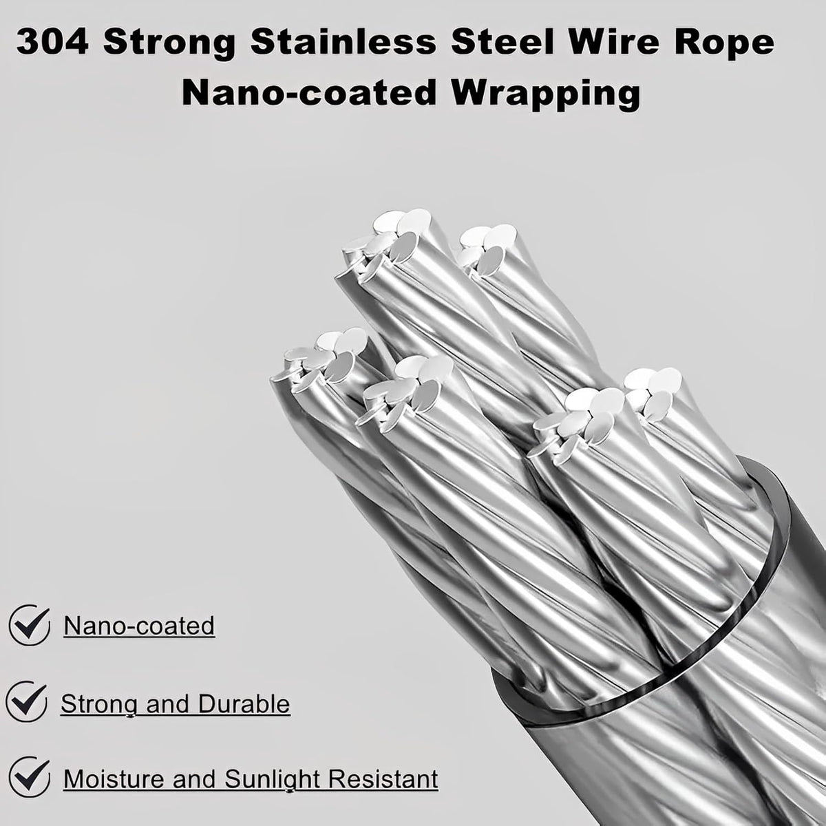 13.8ft(4.2M) Retractable Clothesline, Non-sag Clothesline, Indoor & Outdoor Heavy Duty Retractable