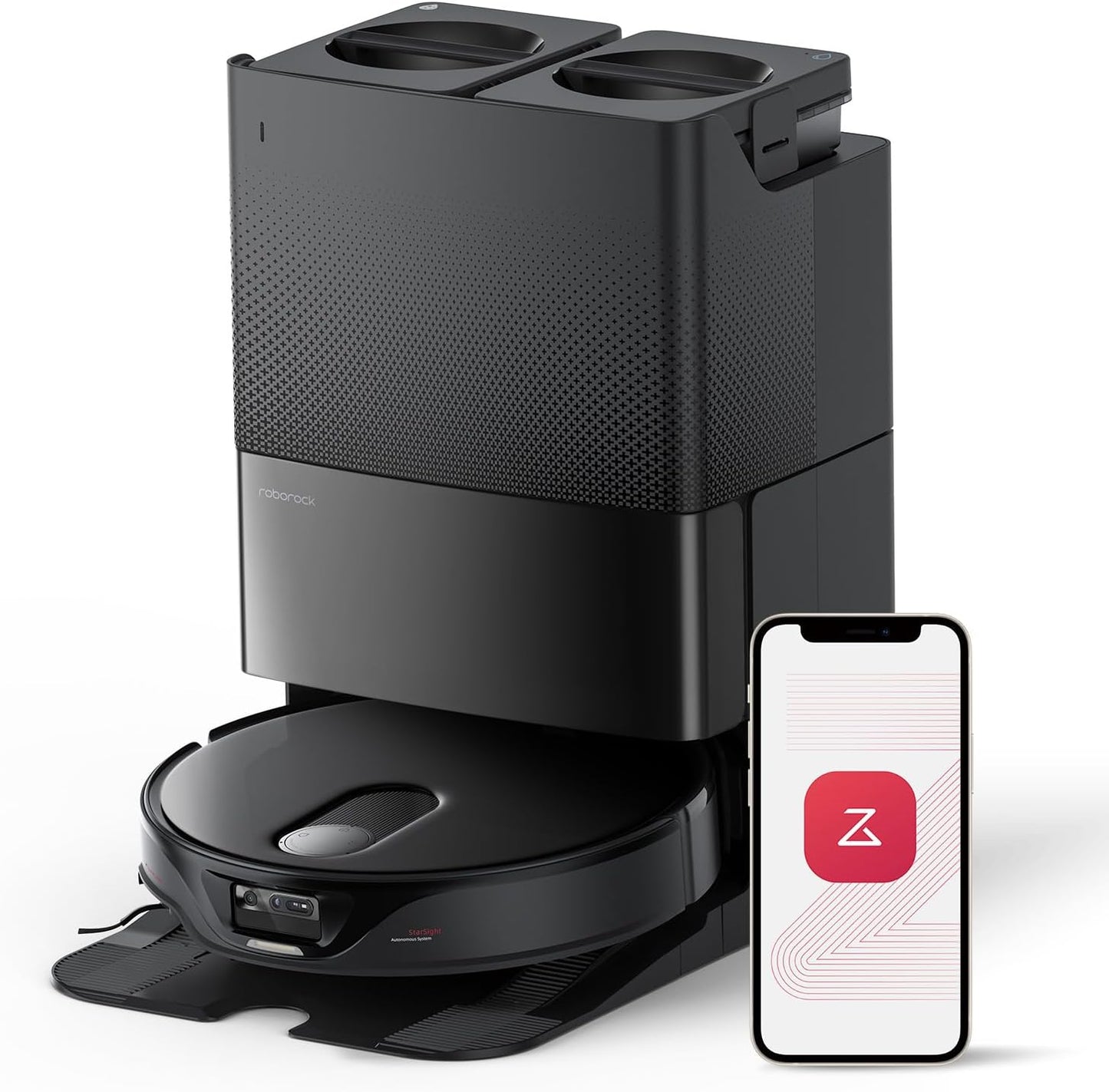 roborock Qrevo Slim Robot Vacuum and Mop Combo, 8.2cm Ultra-Slim, 3D Sensing Tech, Advanced