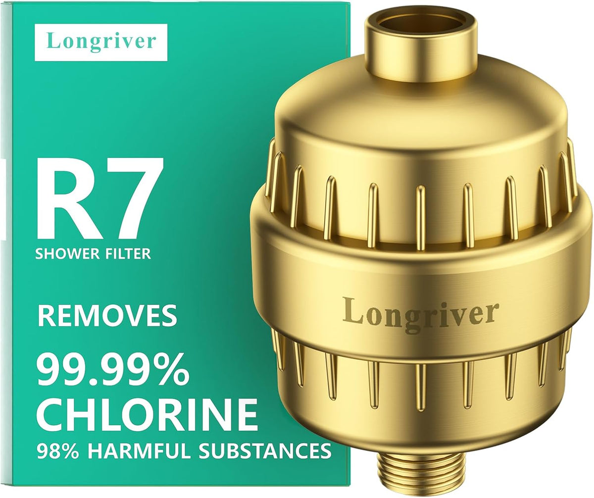 R7 Shower Filter High Put Shower Water Filter for Hard Water 99.99% Remove Chlorine, Heavy Metals