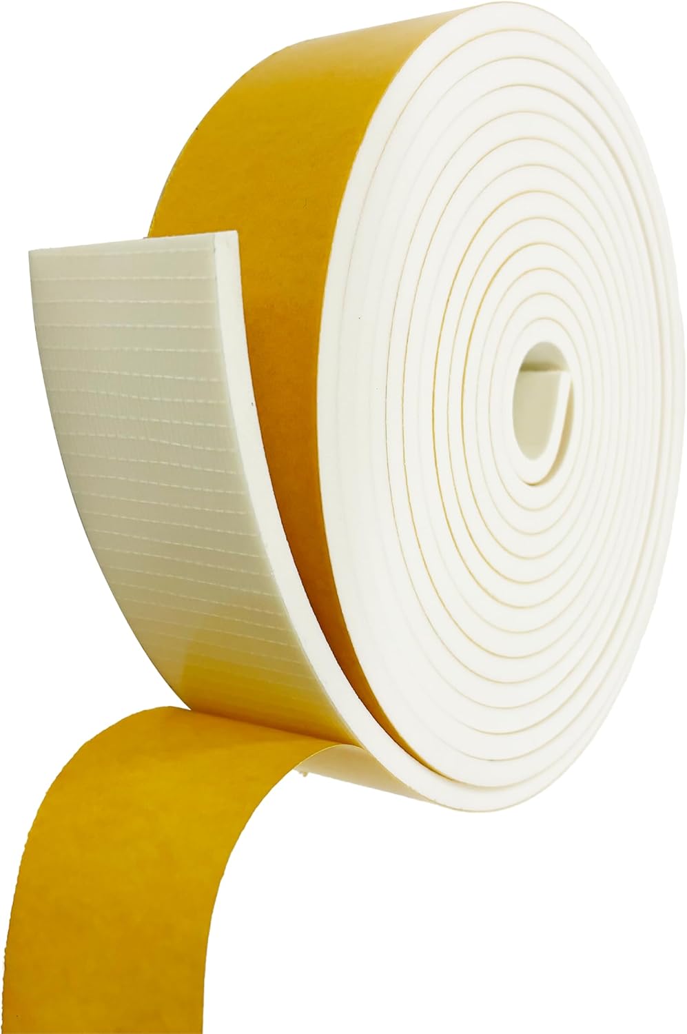 Weather Stripping Foam Tape, 17 Ft Door Seal Strip, EVA Material, High Density 1/4" Thick, No