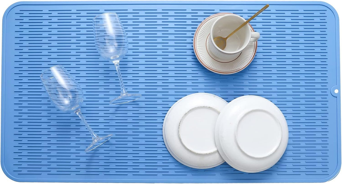 Silicone Dish Drying Mat for Multiple Usage,Easy clean,Eco-friendly,Heat-resistant Silicone Mat for