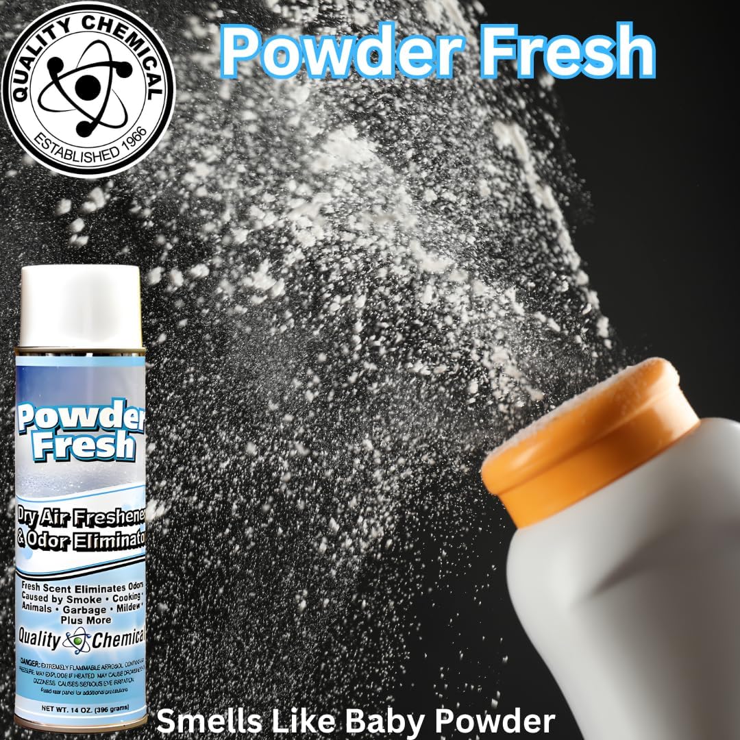Quality Chemical Powder Fresh - The Most Powerful Dry Air Freshener - Best Room Deodorizer and Air