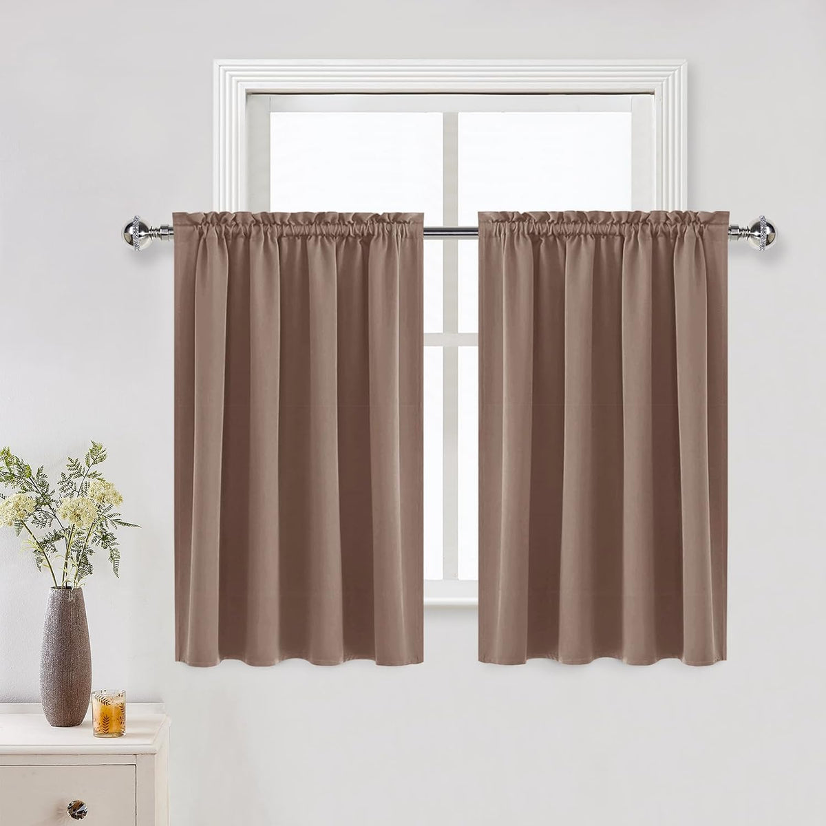 DWCN Blackout Curtains for Living Room Thermal Insulated, Energy Saving & Noise Reducing Bedroom