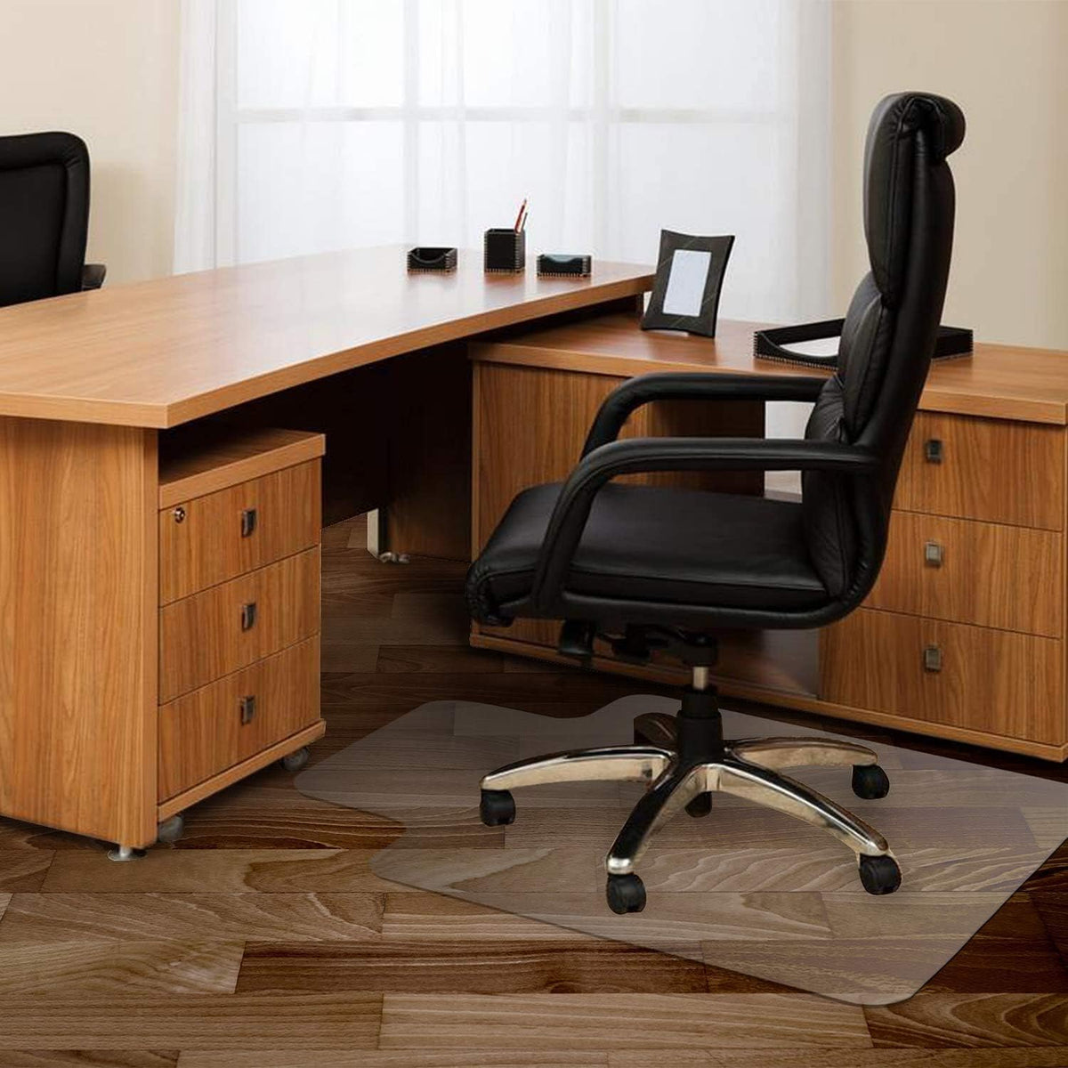 Azadx Office Chair Mat for Hardwood Floor and Tile Floor 30 x 48'', Plastic Mat for Office Chair