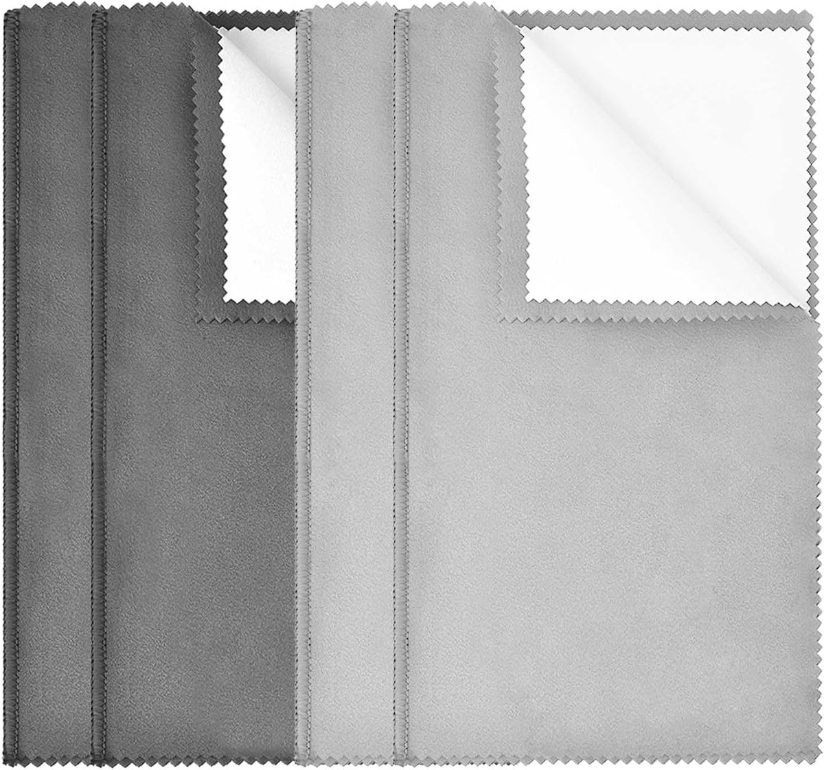 SEVENWELL Silver Polishing Cloth, Jewelry Cleaner Cloth for Sterling Silver Jewelry, Gold