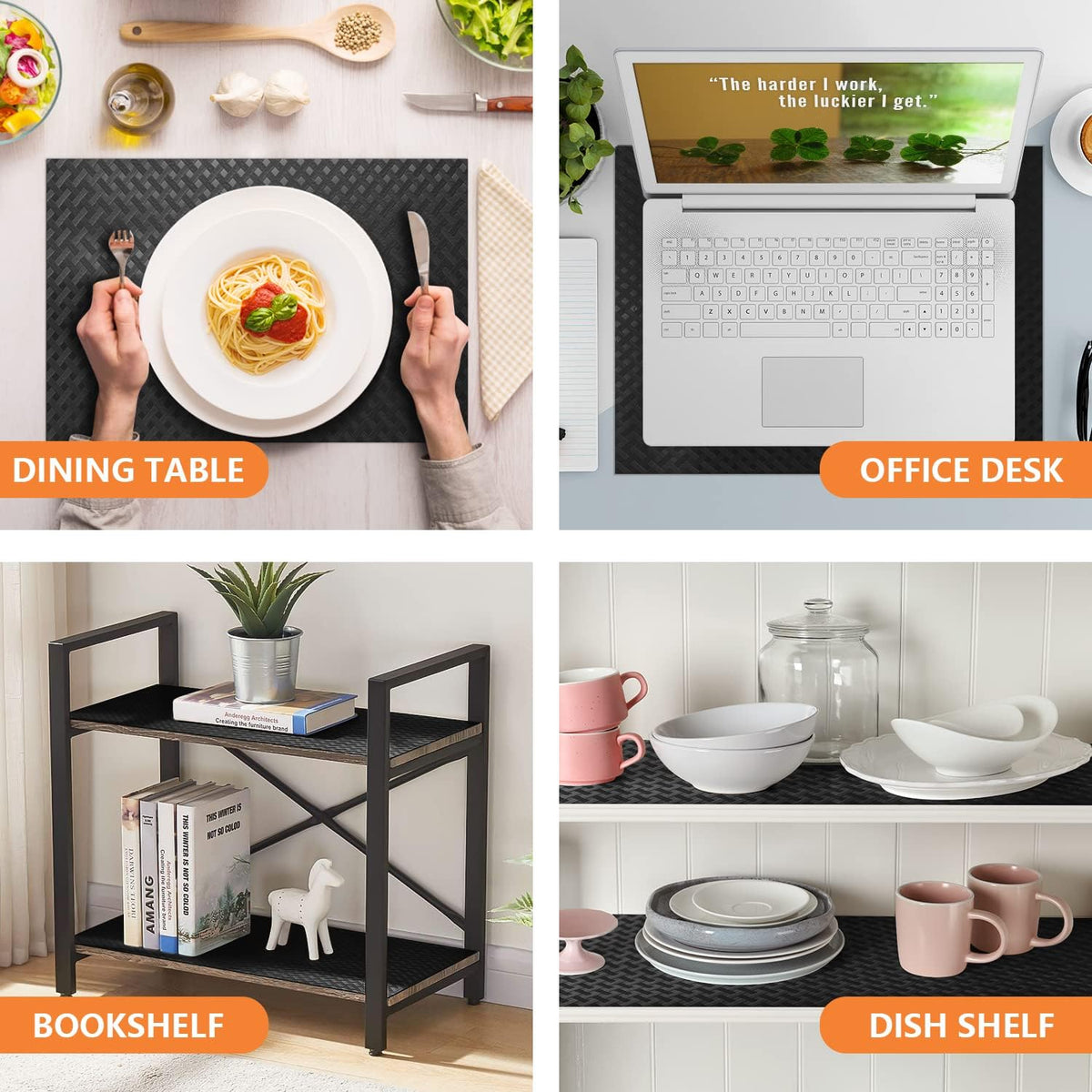 Shelf Liners for Kitchen Cabinets Refrigerator Liners Waterproof & Oil-Proof Kitchen Cupboard Liner