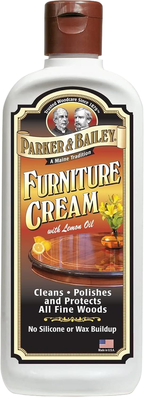 Parker & Bailey Furniture Cream - Multisurface Wood Cleaner and Polish Furniture Quick Shine