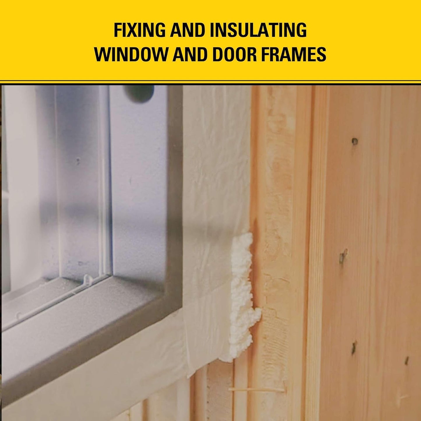 Stanley F993 Expanding Foam Sealant Spray – (12x12oz) Gaps & Cracks Filler, PestBlocker for
