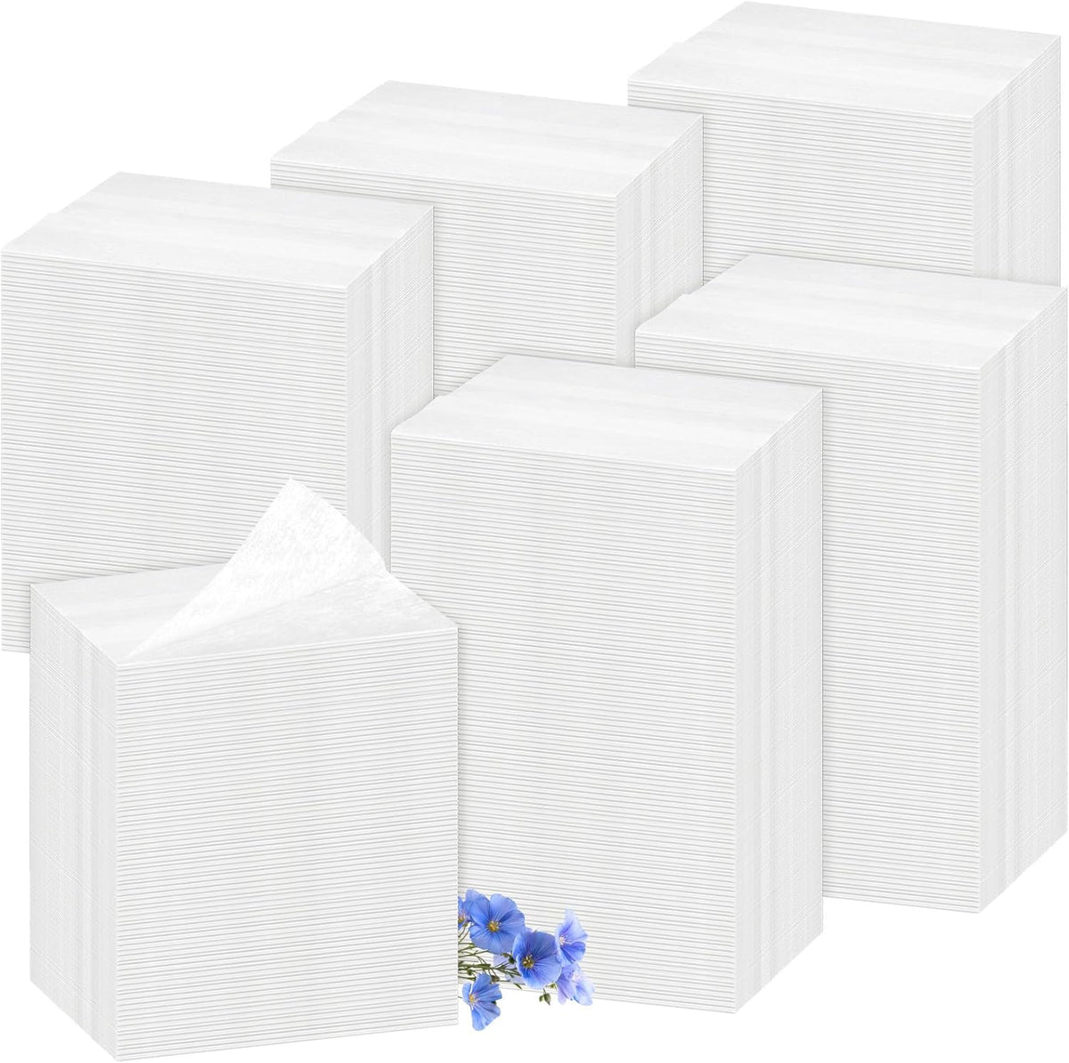 600 Count Flax Scent Dryer Sheets Fabric Softener Fresh Scent Dryer Sheets Bulk Naturally Softens