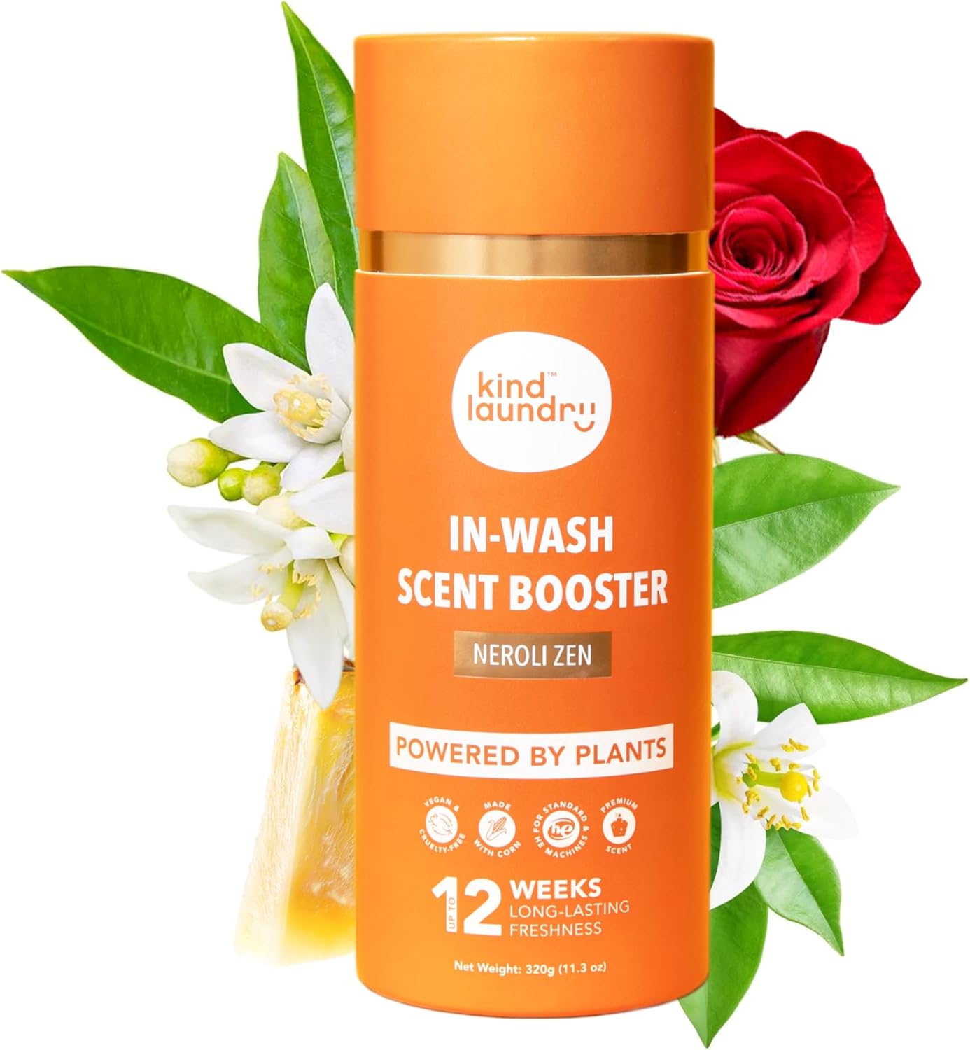 Kind Laundry In Wash Scent Booster Beads - Neroli Zen - 100% Plant Based - Natural Laundry Booster