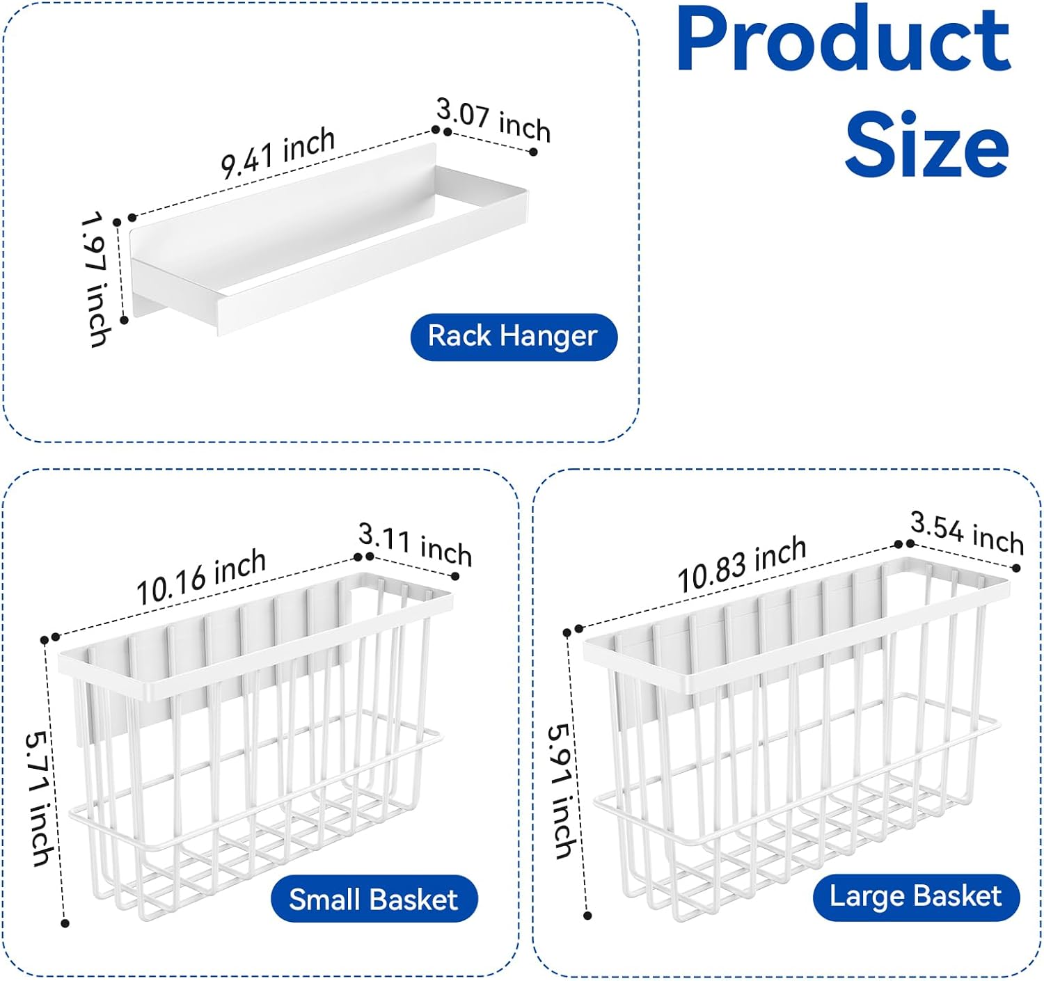 Magnetic Dryer Ball Holder and Magnetic Hanger Holder for Laundry Room Organization and Storage