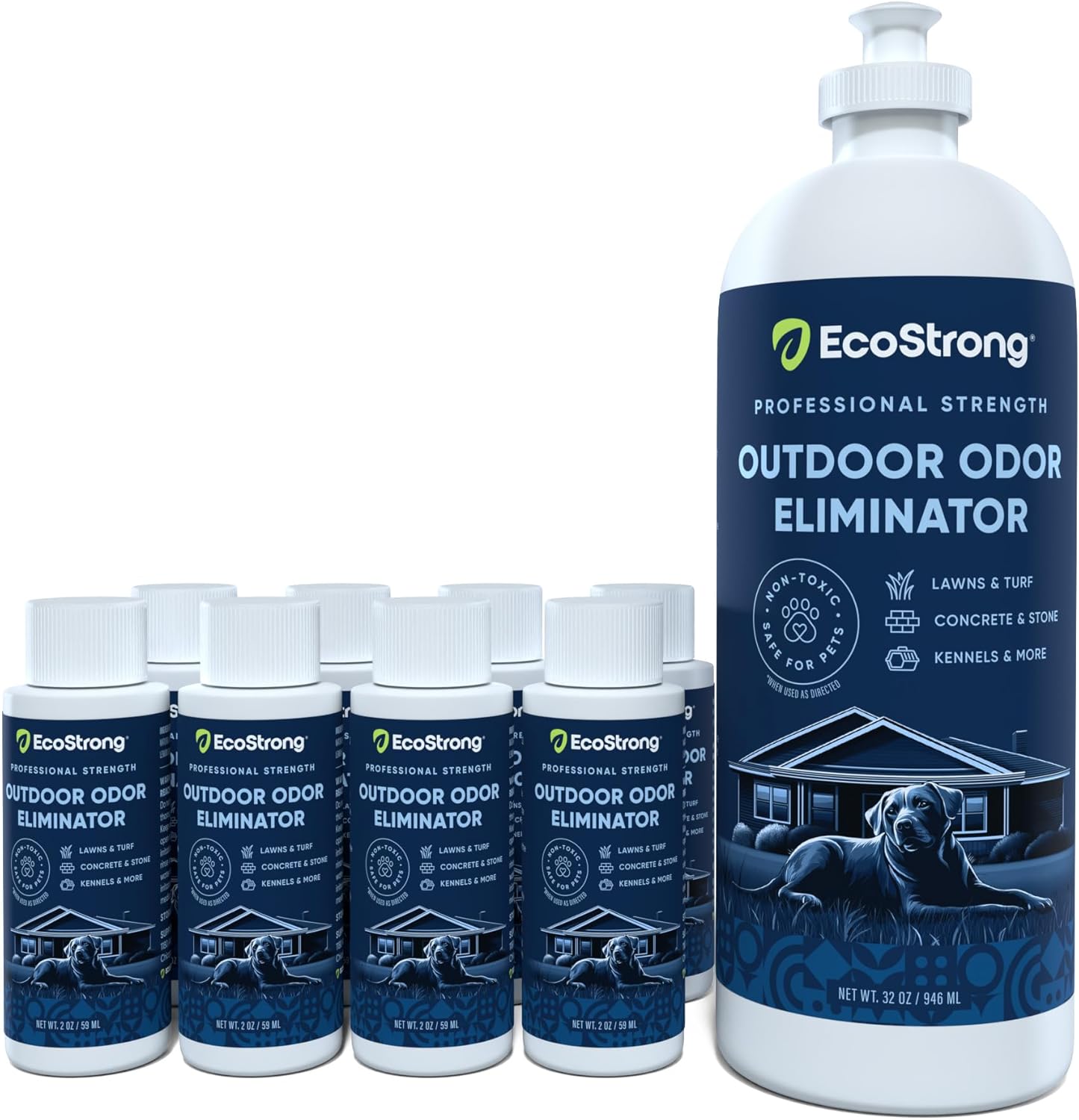 Outdoor Odor Eliminator | Outside Dog Urine Enzyme Cleaner – Powerful Pet, Cat, Animal Scent