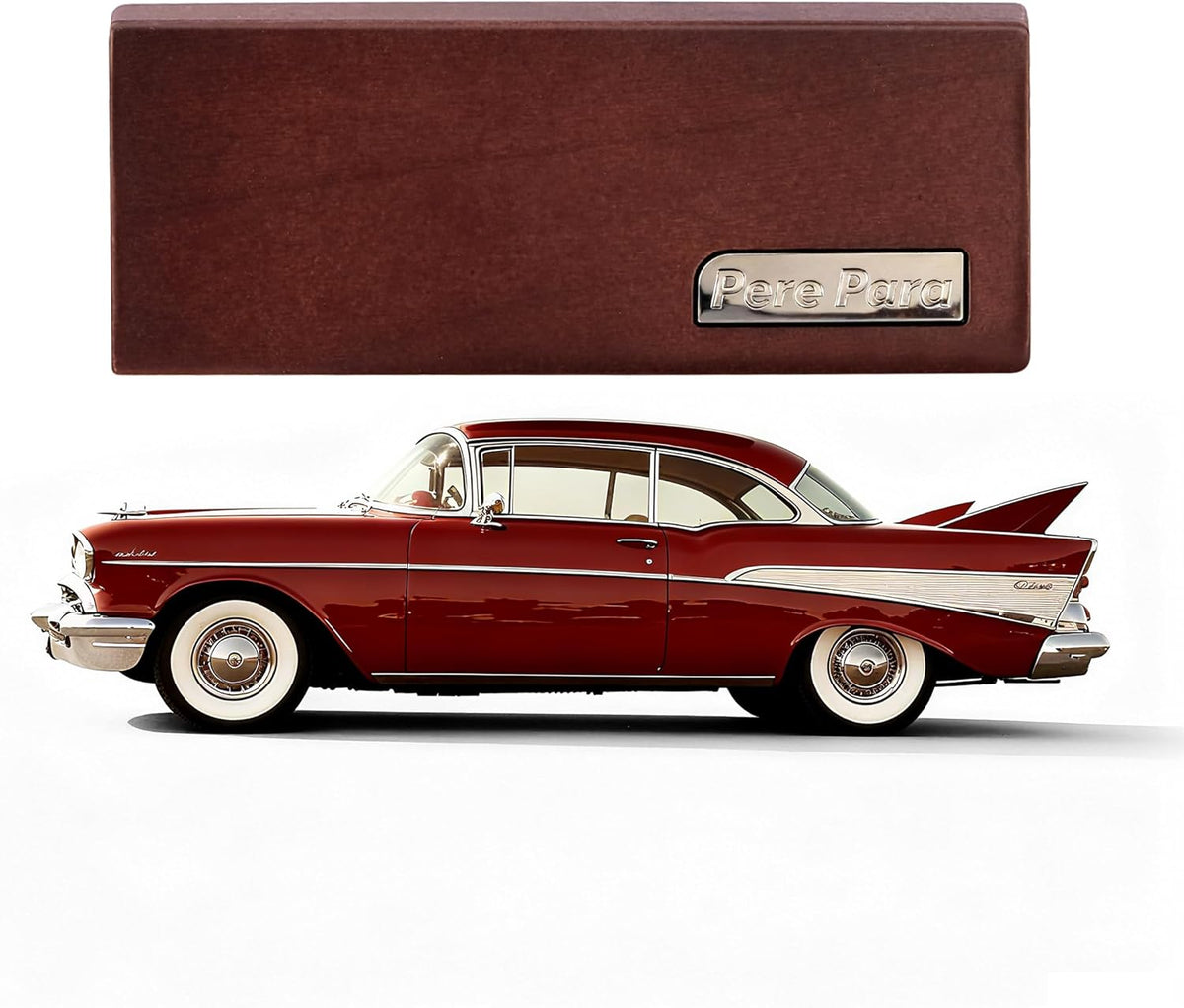 4 Refreshing Scent Bags Wood Car Air Freshener Vent Clip (Darkwood, Summer Night)- Natural Scent