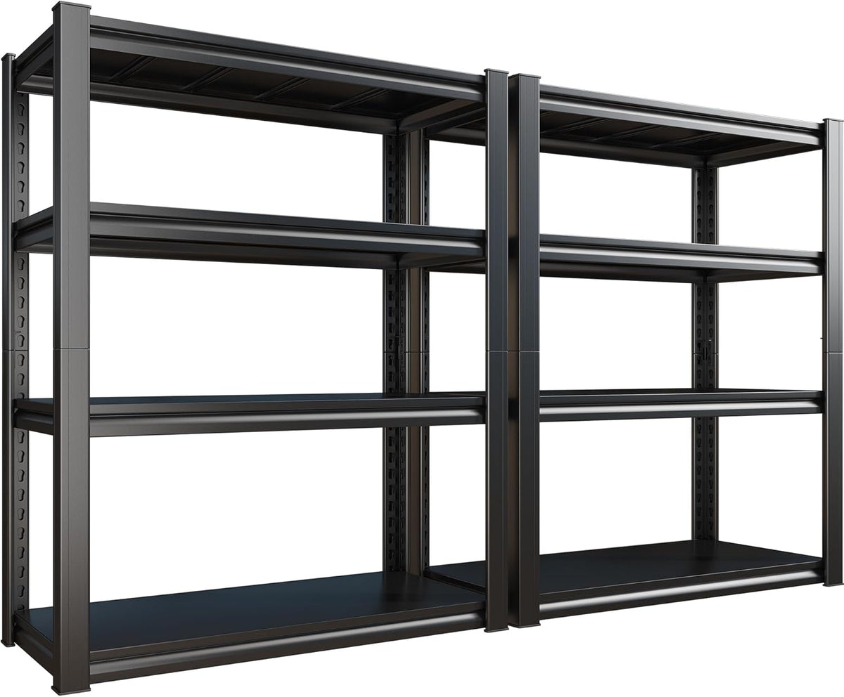 Raybee 40" W Garage Shelving Heavy Duty Storage Shelves 56.9" H Metal Shelving Heavy Duty Load
