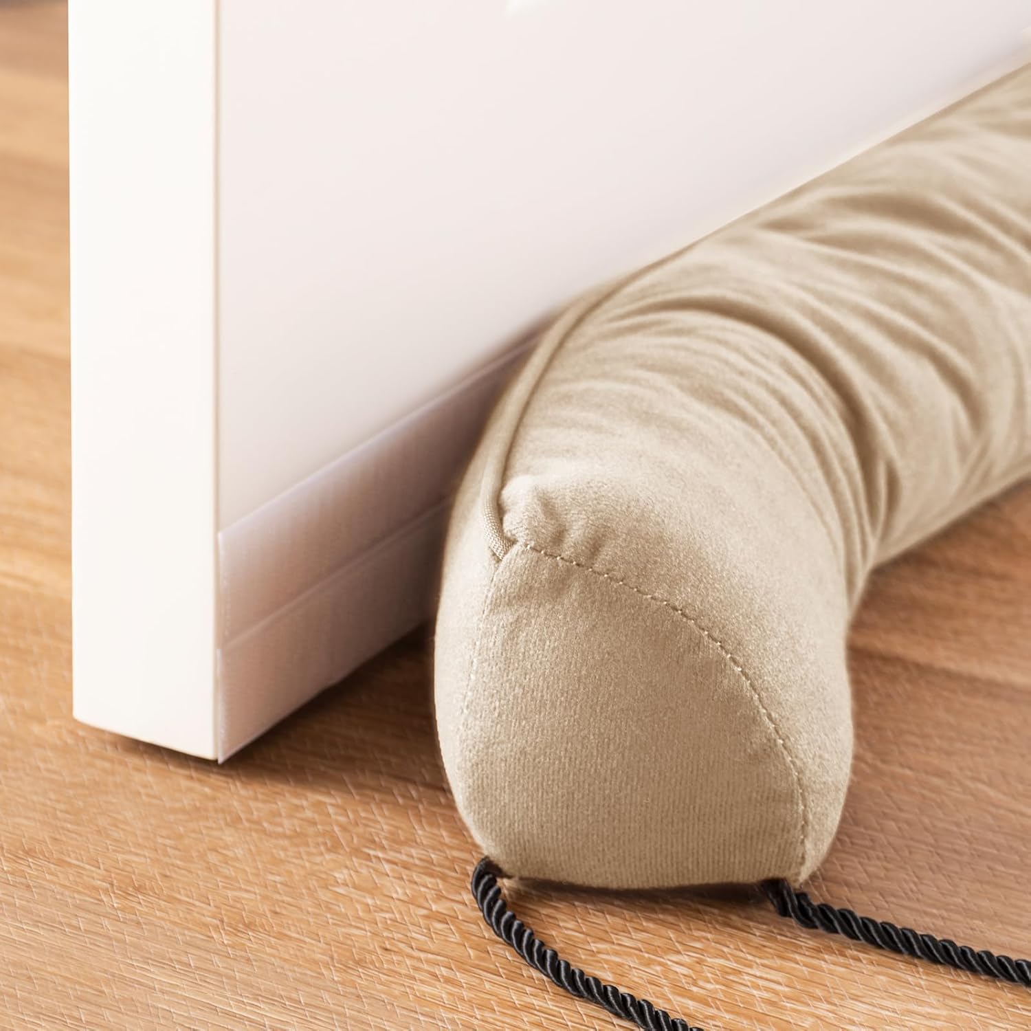 Sunolga 36" Door Draft Stopper Blocks Hot and Cold Air with Removable Washable Cover for Gaps Up to