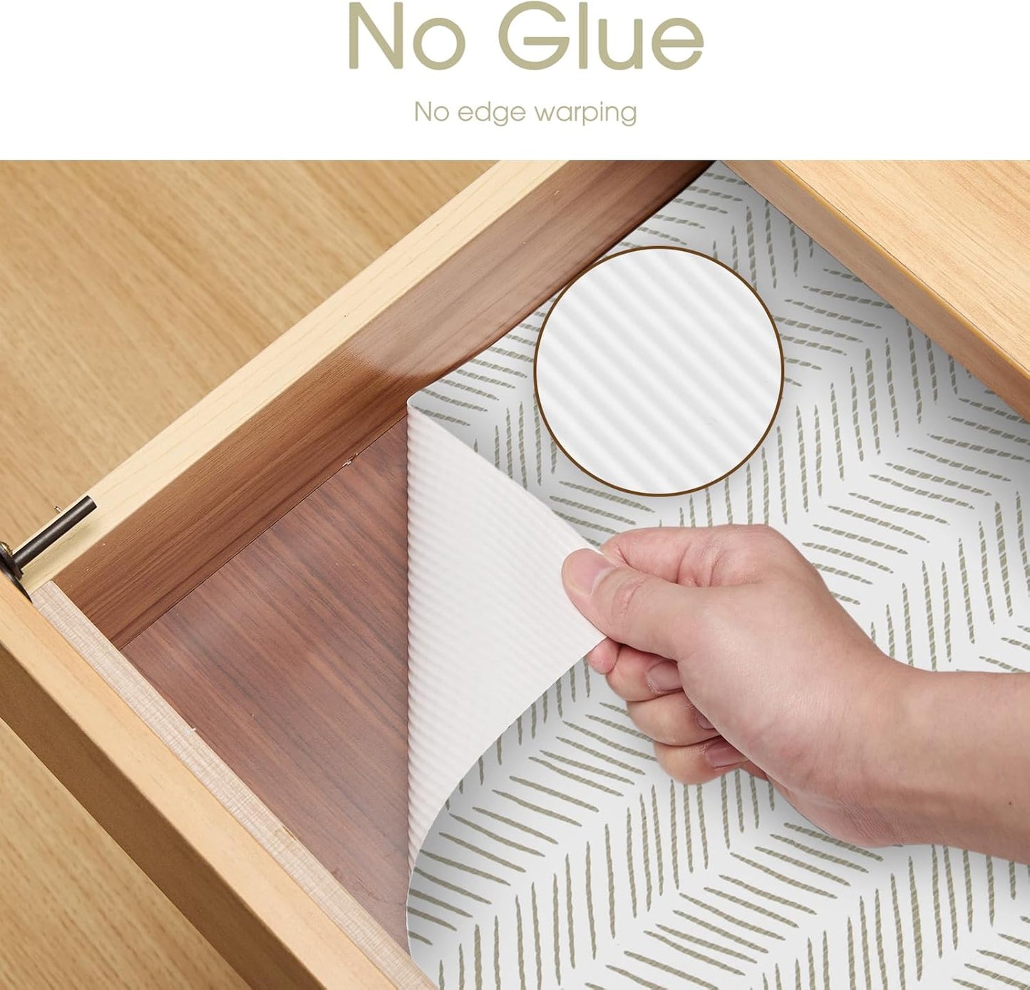 Glotoch Shelf Liners for Kitchen Cabinets, 12in x 20FT Non-Adhesive Liners for Shelves,Non Slip