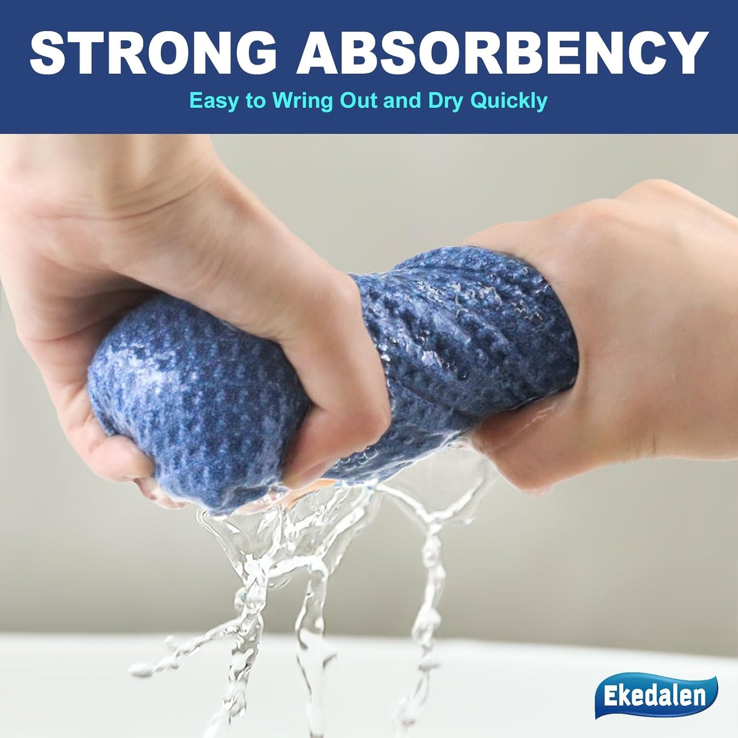 Microfiber Cleaning Cloth Waffle Weave for Dusting Absorbent Towel Quick Drying Dust Rags Household