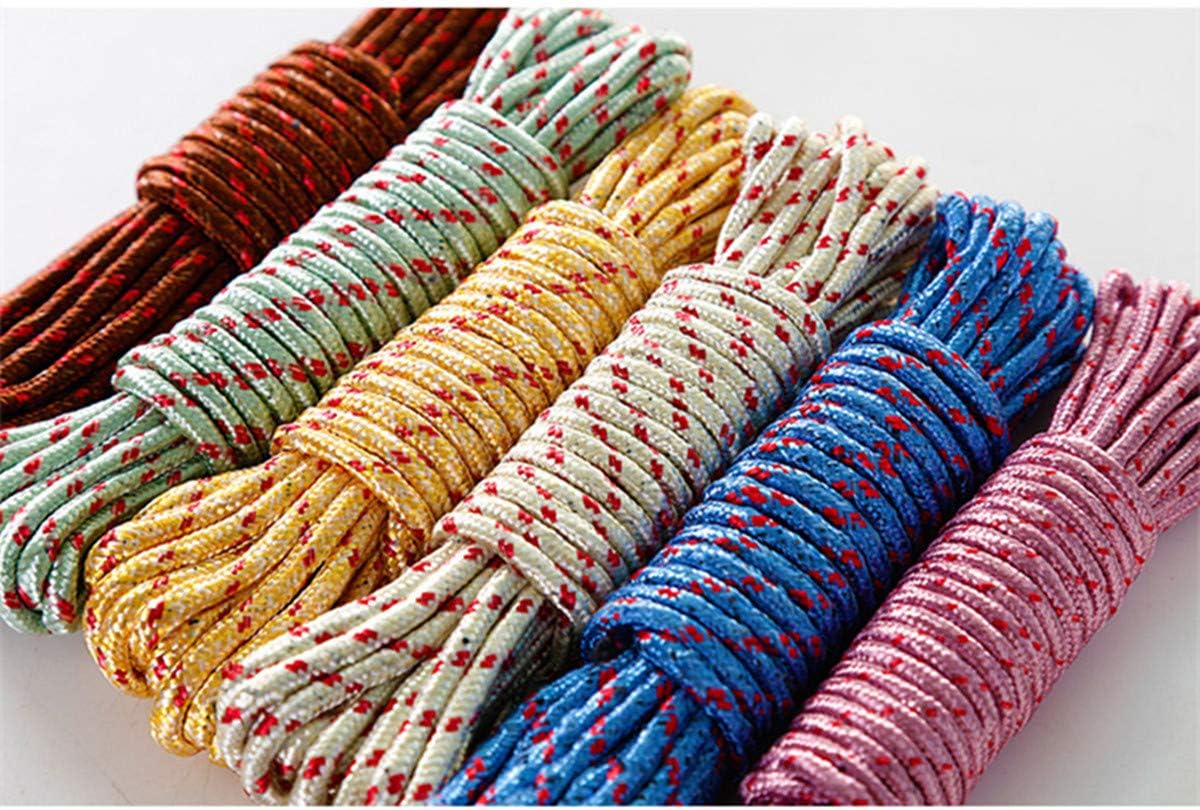 10M Heavy Duty Laundry Drying Clothesline Rope Portable Travel Nylon Cord Sturdy Clothes Line for