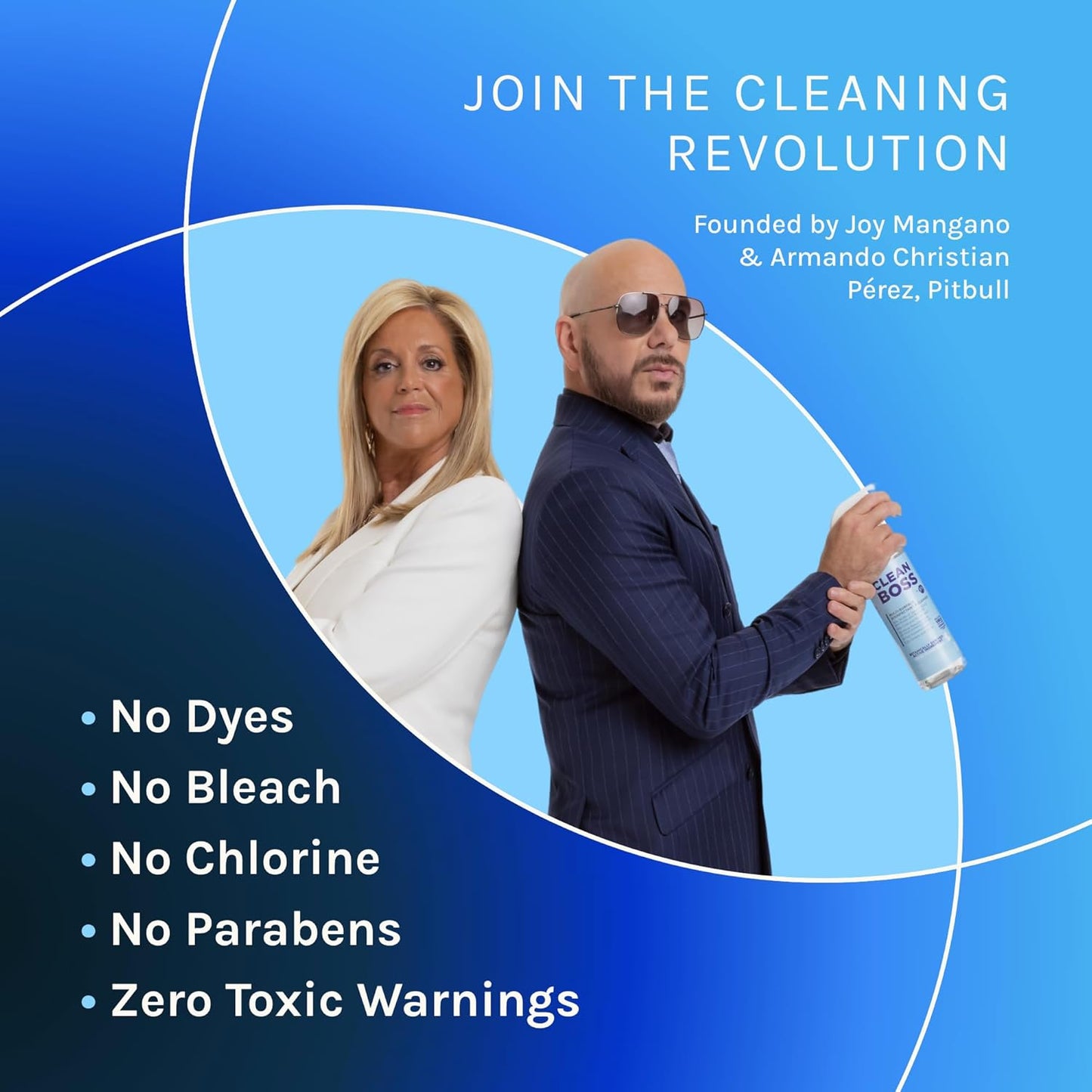 CleanBoss Botanical Disinfectant - 24 oz (Pack of 2) - Multi-Surface Cleaner - Kills 99.9% of Germs