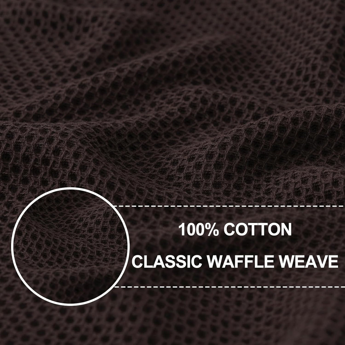 Homaxy 100% Cotton Waffle Weave Kitchen Dish Cloths, Ultra Soft Absorbent Quick Drying Dish Towels
