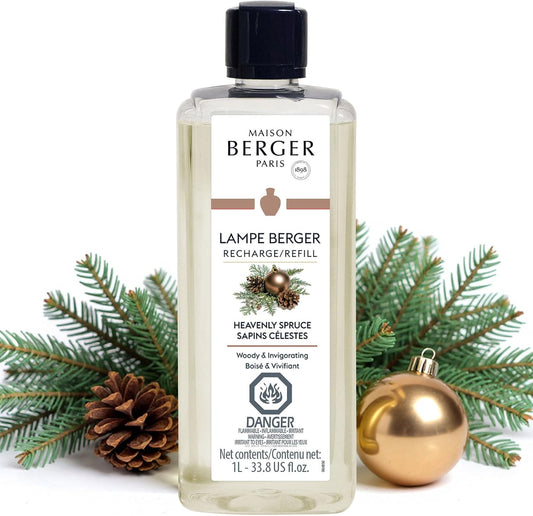 MAISON BERGER - Heavenly Spruce - Lampe Berger Fragrance Refill for Home Fragrance Oil Diffuser