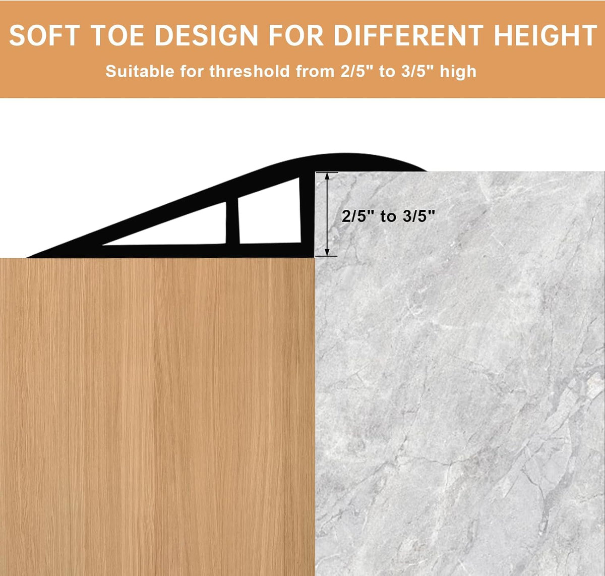 Vinyl Door Threshold Flooring Transition Strip Self Adhesive Carpet Edging Strip for Laminate