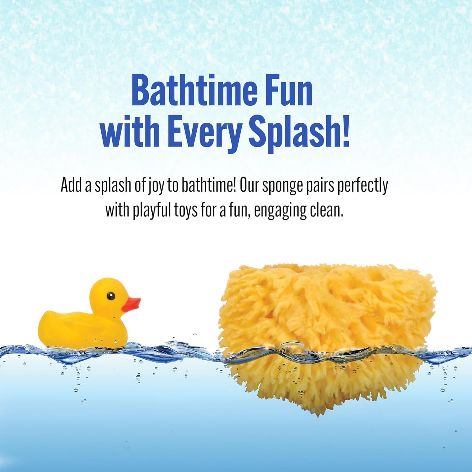 Baby Buddy Natural Bath Sponge, Ultra-Soft Sea Wool, Gentle on Baby's Skin, Hypoallergenic