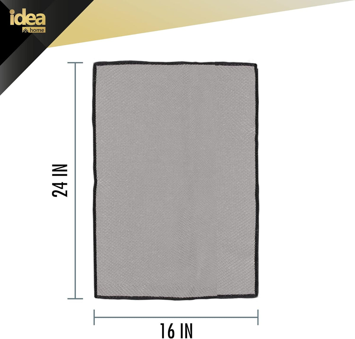 Idea Home Premium Microfiber Cleaning Cloth Ultra Absorbent Streak and Lint Free Fish Scale Large