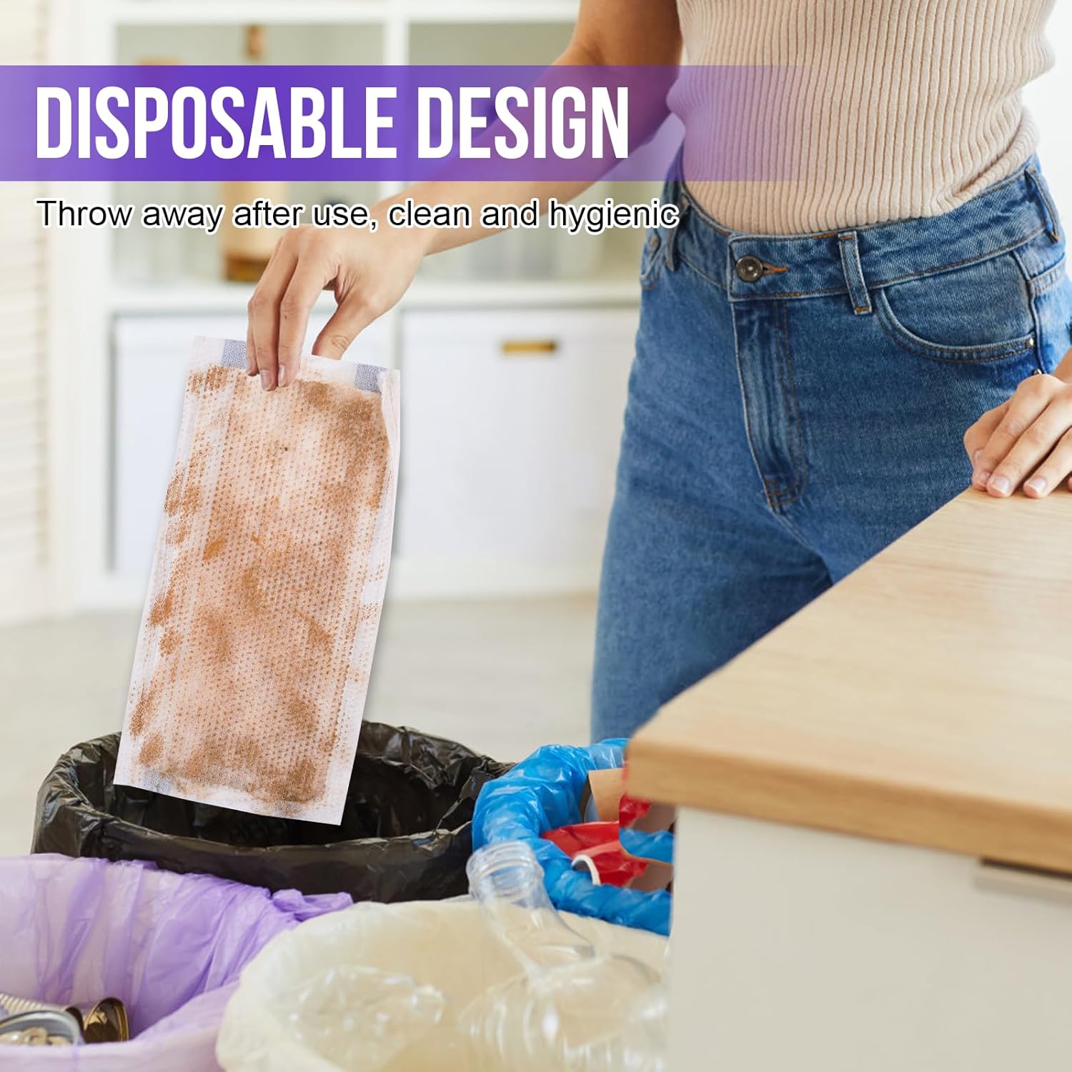 Mopping Pad Refill Compatible with Wet Jet Mop, Disposable Multi Surface Wetjet Hardwood Floor