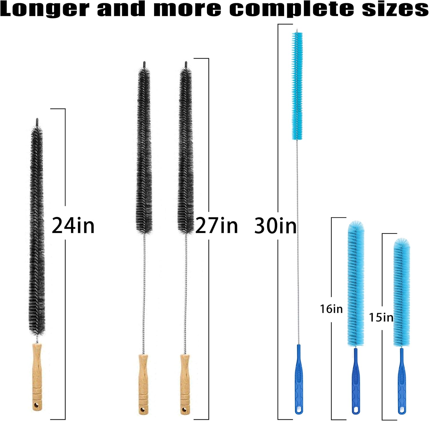 3Pack Dryer Vent Cleaner Kit, Home Improvement Essential Cleaning Tools, Up to 30 Inch Long Brush