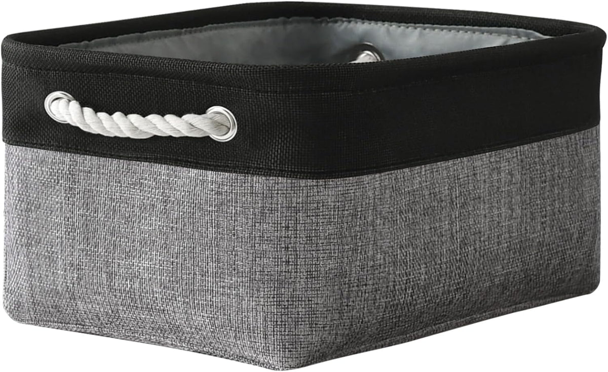 TheWarmHome Storage Basket for Organizing - 1 Pack 14x10x6.7 inch Collapsible Storage Bins for