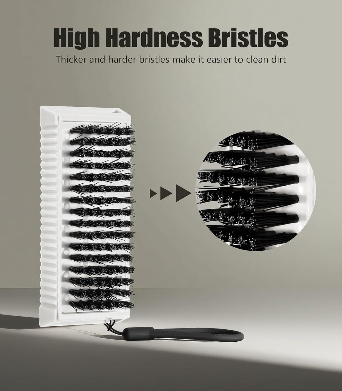 Nail Brush for Cleaning Fingernails, 2Pack Heavy Duty Nail Brushes Remove Dirt and Paint Fingernail
