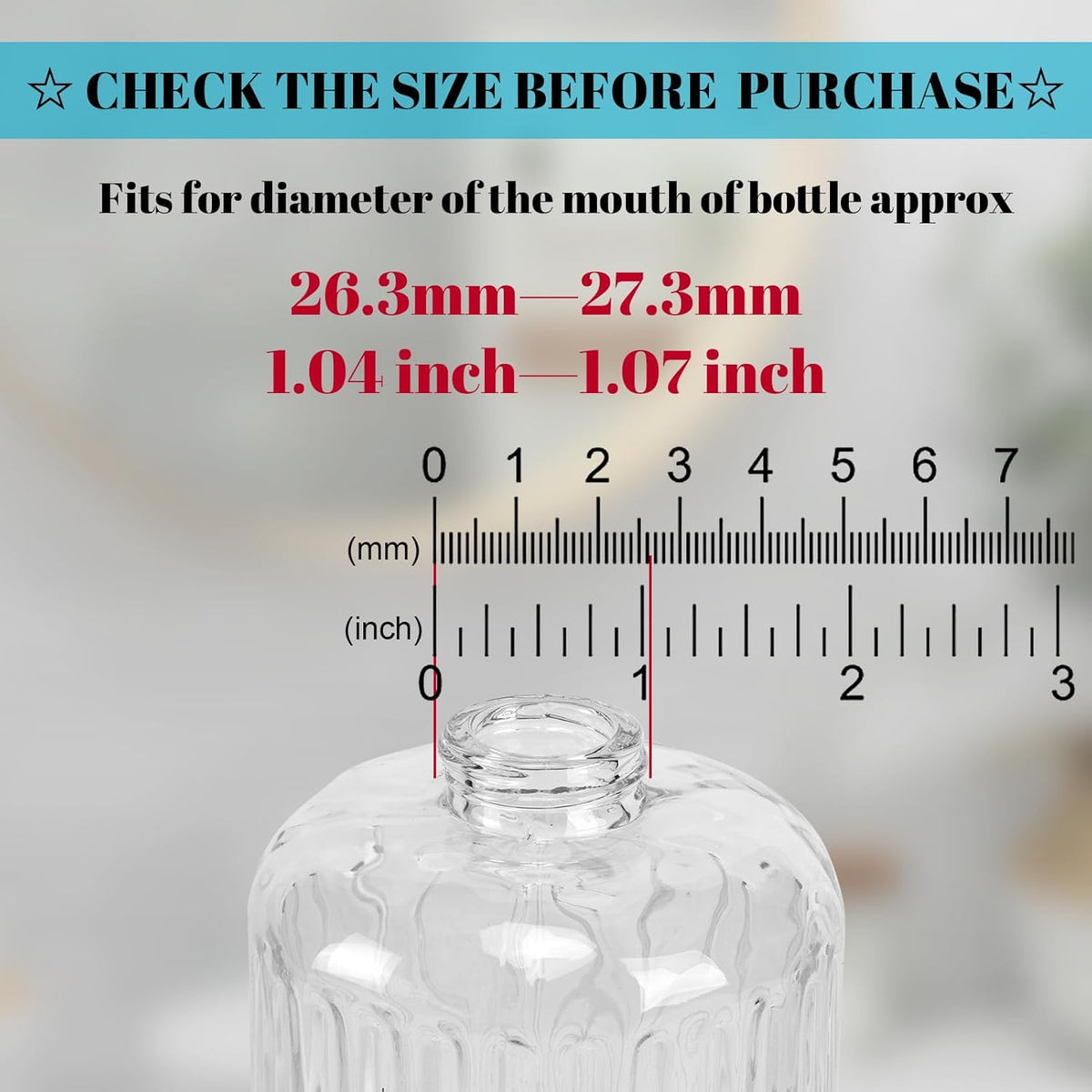Soap Dispenser Pump Replacement 304 Stainless Steel for Regular Mouth Bottle for Standard 28/400