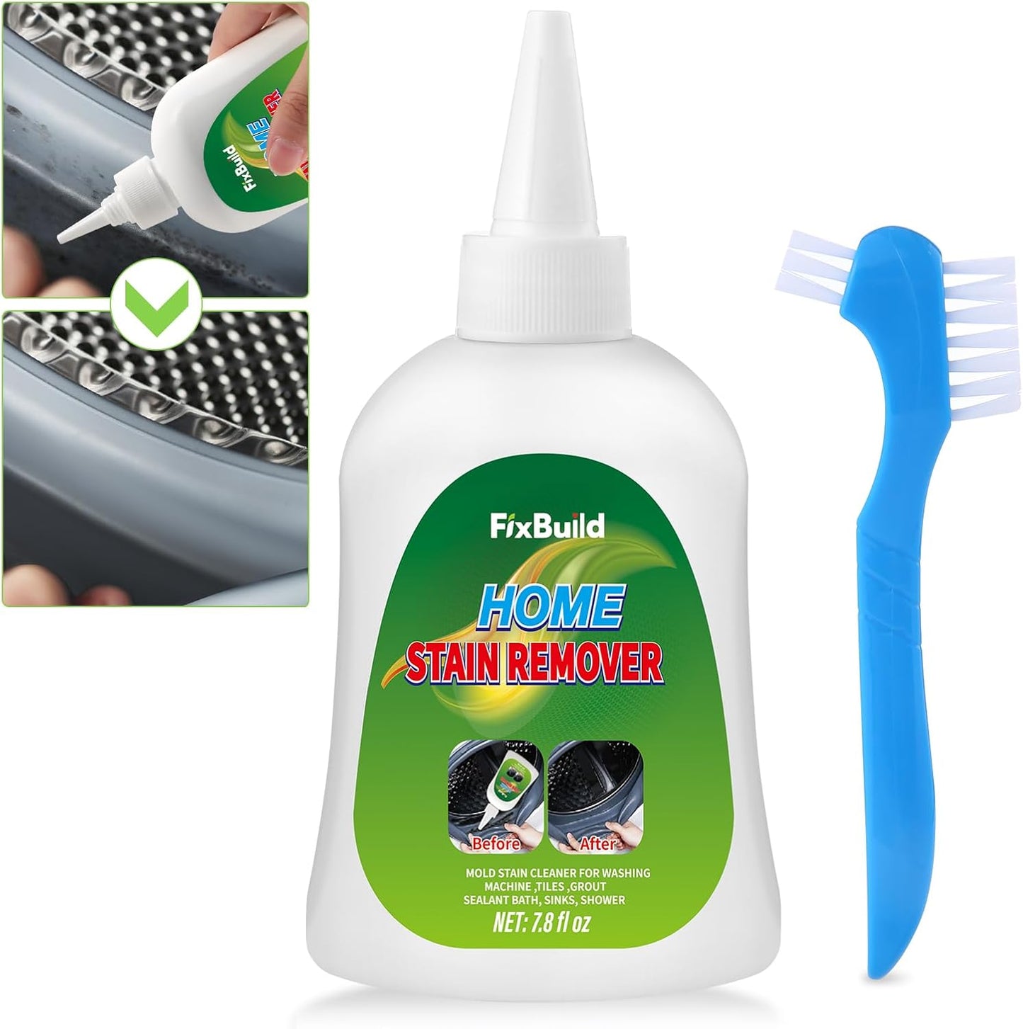 Home Remover Gel, Heavy Duty Stain Cleaner, Multi-Purpose Cleaner Applied to Refrigerator, Washer